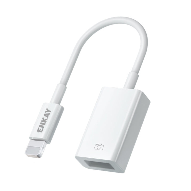 ENKAY ENK-AT108 Cavo dati adattatore OTG da 8 pin a USB 3.0 per iPhone / iPad ENKAY ENK-AT108 Cavo dati adattatore OTG da 8 pin a USB 3.0 per iPhone / iPad